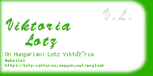 viktoria lotz business card
